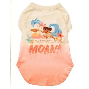 PRINCESS "MOANA" T-SHIRT PET APPAREL  BY DISNEY -SMALL